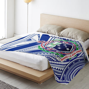 Western Samoa Microfleece Blankets-Premium Microfleece Blanket - AOP-Atikapu