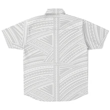 Polynesian Design Collar Shirt Atikapu 00290-Short Sleeve Button Down Shirt - AOP-Atikapu