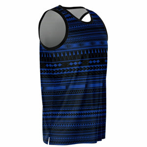 Polynesian Design Basketball Jersey