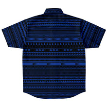 Polynesian Design Collar Shirt