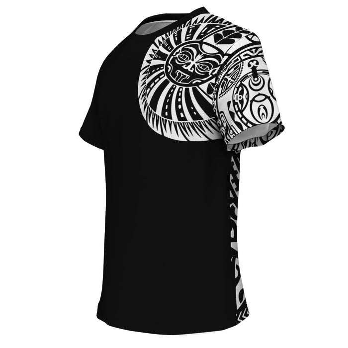 Polynesian Design T-shirts Black