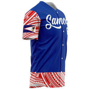 Samoa 684 Baseball Jersey-Baseball Jersey - AOP-Atikapu
