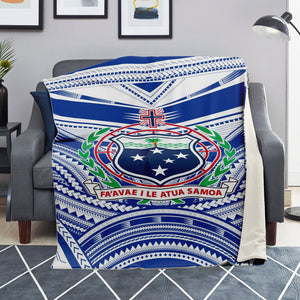 Western Samoa Microfleece Blankets-Premium Microfleece Blanket - AOP-Atikapu