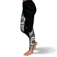 Polynesian Design 00264 High Waist Leggings-Yoga Leggings - AOP-Atikapu