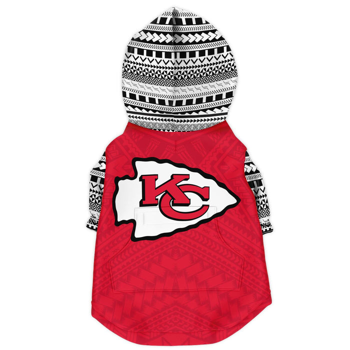 Kansas City Chiefs Dog Hoodies