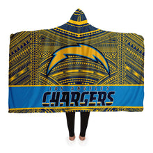 Los Angeles Chargers Hooded Blankets-Hooded Blanket - AOP-Atikapu