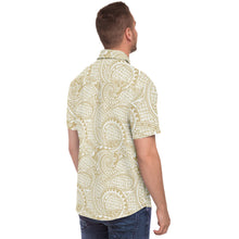 Polynesian Design Collar Shirt Atikapu 00286-Short Sleeve Button Down Shirt - AOP-Atikapu