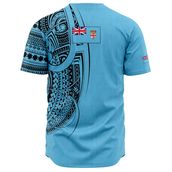 Fiji Design Baseball Jersey - Fiji Shirt Designs-Baseball Jersey - AOP-Atikapu