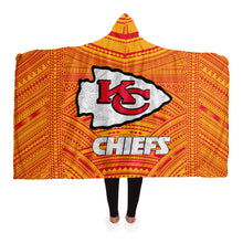 Kansas City Chiefs Hooded Blankets - Polynesian Design Chiefs Hooded Blankets-Hooded Blanket - AOP-Atikapu