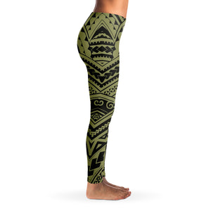 Polynesian Design Leggings Atikapu 00260-Leggings - AOP-Atikapu