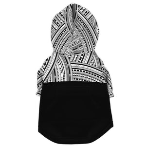 Polynesian Design Dog Hoodies-Fashion Dog Zip-Up Hoodie - AOP-Atikapu