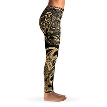 Polynesian Design Leggings Atikapu 00258-Leggings - AOP-Atikapu