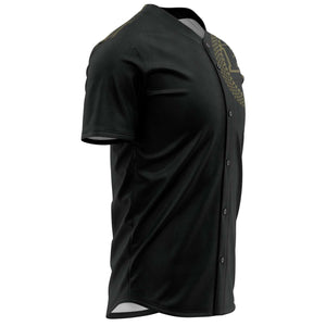Kansas City Chiefs Shirt - Polynesian Design Chiefs Shirt-Baseball Jersey - AOP-Atikapu