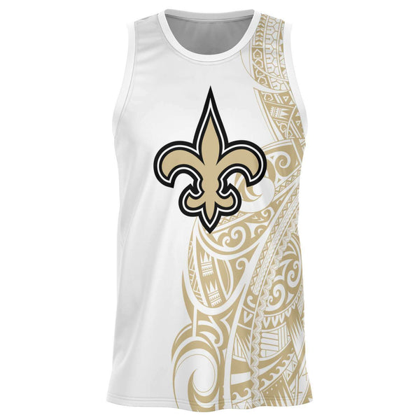 New Orleans Saints Basketball Jersey White
