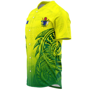 Cook Island Baseball Jerseys - Polynesian Design Cook Islands Shirt 4-Baseball Jersey - AOP-Atikapu