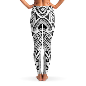 Polynesian Design Leggings Atikapu 00276-Leggings - AOP-Atikapu