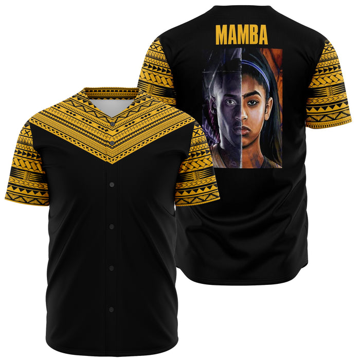 Kobe Bryant Mamba Baseball Jersey