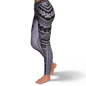 Polynesian Design 00261 High Waist Leggings-Yoga Leggings - AOP-Atikapu