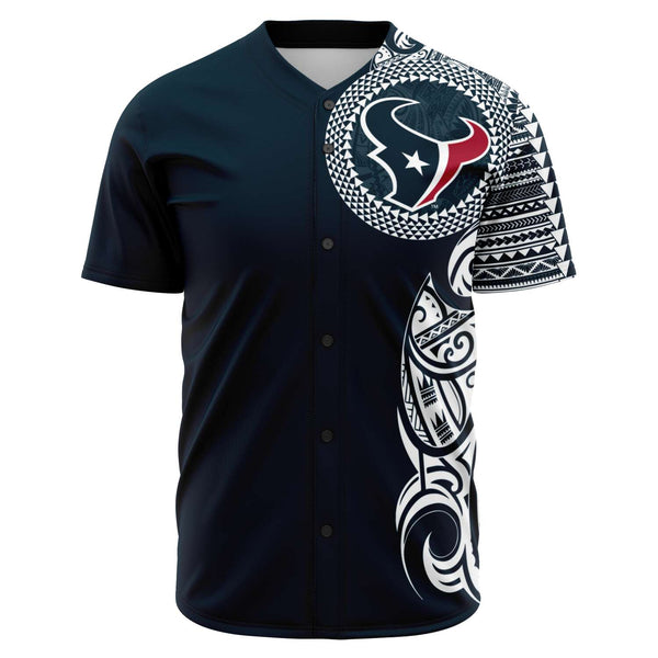 Houston Texans Baseball Jersey Blue
