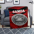 American Samoa Microfleece Blankets-Premium Microfleece Blanket - AOP-Atikapu