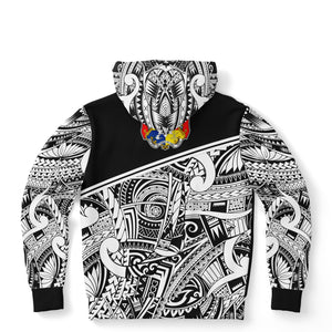 Tonga Hoodies - Tongan Design Pullover Hoodies Black