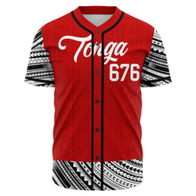 Tonga 676 Baseball Jersey-Baseball Jersey - AOP-Atikapu