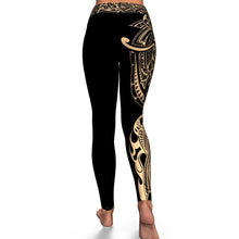 Polynesian Design 00258 High Waist Leggings-Yoga Leggings - AOP-Atikapu