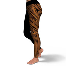 Polynesian Design 00128 High Waist Leggings-Yoga Leggings - AOP-Atikapu