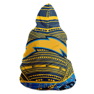 Los Angeles Chargers Hooded Blankets-Hooded Blanket - AOP-Atikapu