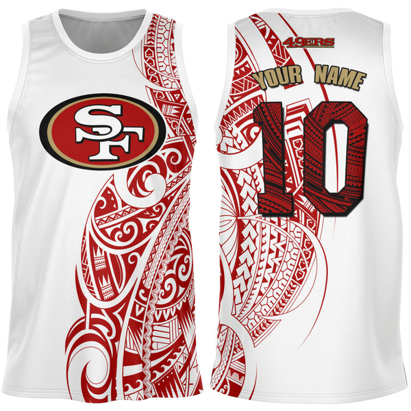 Custom Name and Number - San Francisco 49ers