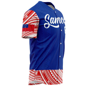 Samoa 685 Baseball Jersey-Baseball Jersey - AOP-Atikapu