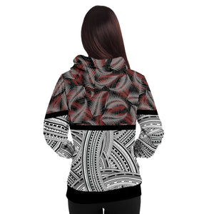 Polynesian Design Pullover Hoodie - Atikapu 00291-Fashion Hoodie - AOP-Atikapu