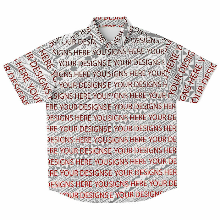 Custom Collar Shirt - We can print your Own design or we design it for you