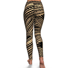 Polynesian Design 00250 High Waist Leggings-Yoga Leggings - AOP-Atikapu