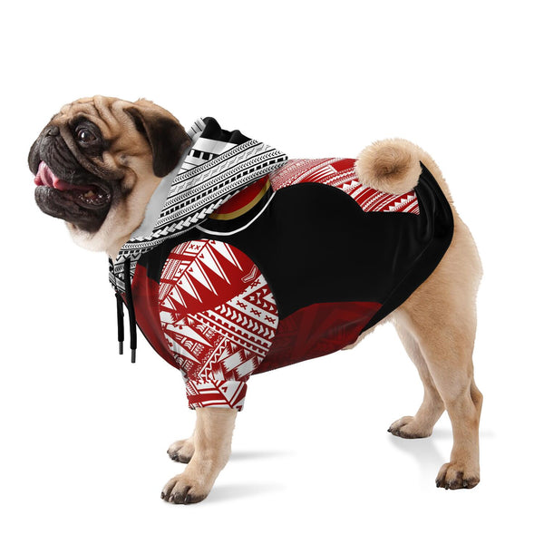 San Francisco 49ers Dog Hoodies-Athletic Dog Zip-Up Hoodie - AOP-Atikapu