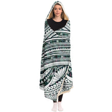 Polynesian Design Hooded Blanket 3-Hooded Blanket - AOP-Atikapu