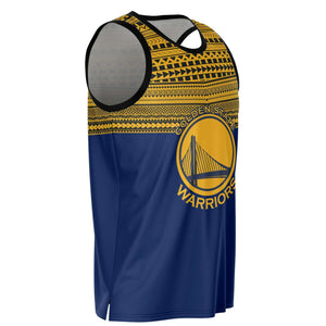 Golden State Warriors Basketball Polynesian Design Jerseys