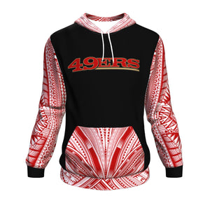 49ers Basketball Jersey - San Francisco 49ers Polynesian Basketball Je –  Atikapu