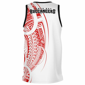 Tampa Bay Buccaneers Basketball Jersey White