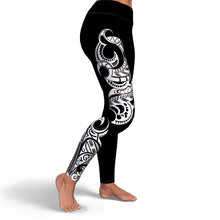 Polynesian Design 8 High Waist Leggings-Yoga Leggings - AOP-Atikapu