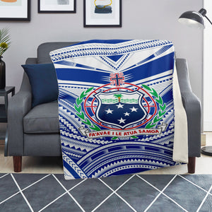 Western Samoa Microfleece Blankets-Premium Microfleece Blanket - AOP-Atikapu