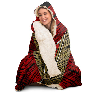 Polynesian Design Hooded Blanket - San Francisco 49ers-Hooded Blanket - AOP-Atikapu