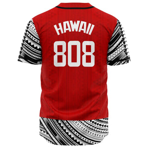 Hawaii 808 Baseball Jersey-Baseball Jersey - AOP-Atikapu