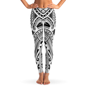Polynesian Design Leggings Atikapu 00276-Leggings - AOP-Atikapu