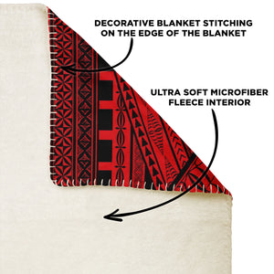Sila Tonga Microfleece Blanket-Premium Microfleece Blanket - AOP-Atikapu