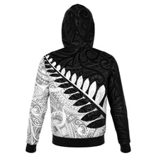 Maori Silver Fern Hoodies-Fashion Hoodie - AOP-Atikapu