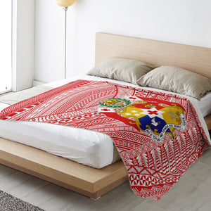 Tongan Design - Sila Tonga Microfleece Blankets-Premium Microfleece Blanket - AOP-Atikapu