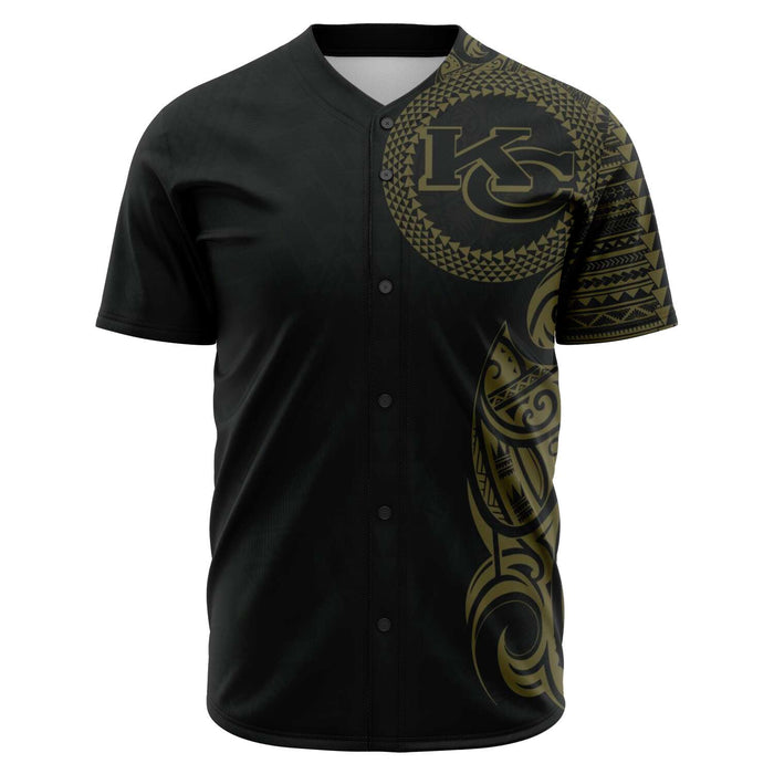 Kansas City Chiefs Shirt - Polynesian Design Chiefs Shirt
