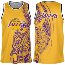 Los Angeles Lakers Basketball Jersey Gold