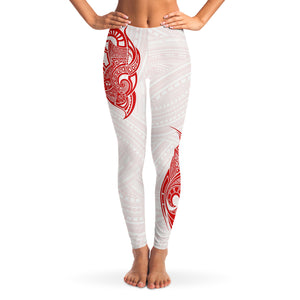 Polynesian Design Leggings Atikapu 00252-Leggings - AOP-Atikapu